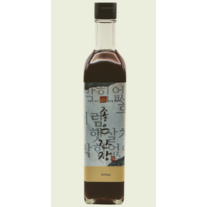 좋은마을 좋은간장 두레생협 국간장 전통 발효 국산콩 유리병 무첨가, 1개, 500ml