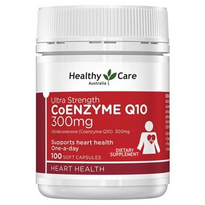 헬씨케어 코엔자임큐텐 300mg 캡슐 Healthy Cae Ulta Stength CoQ10, 1개, 100정