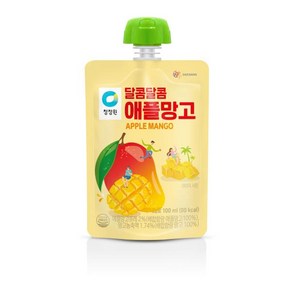 [얌얌마켓] 청정원 달콤달콤 애플망고 100ml x 10개