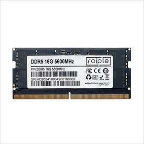 [Roiple] DDR5 램메모리 RAM 5600MHz CL46 16GB 노트북용