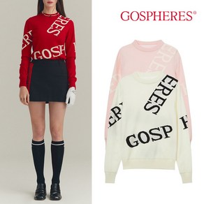 고스피어 GOSPHERES WOMAN BIG LOGO WINDPROOF SWEATER_PW2WNT47