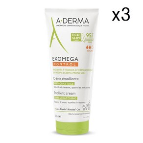 A DERMA Exomega 아더마 엑소메가 크림 200ml x 3 독일 컨트롤 악소메가, 3개