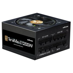 잘만 TeaMax II 1200W 80PLUS Gold 풀모듈러 블랙 ATX 3.0 (PCIE5)
