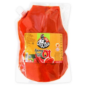 월드푸드 베트남 핫 칠리소스 옹차바 똥옷 매운 핫소스 대용량 2kg tuong ot chilli suace vietnam, 2.25kg, 1개