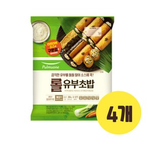 [풀무원] 롤유부초밥(280g 2~3인분), 280g, 4개