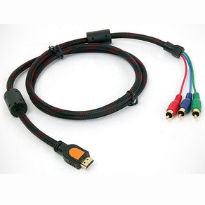 케이블 컴포넌트케이블 HDMI to 3RCA 1.2m