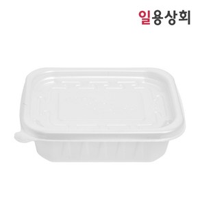 [ILYONG] 사각 죽용기 JH 1310 소 300ml 50세트 반투명, 50개, 1세트