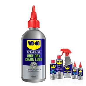 WD40 건식 DRY 120ml 자전거 바이크 오일 체인오일 윤활유