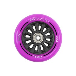 스턴트스쿠터 바퀴 스쿠터휠 scoote wheels 슬램스쿠터 정품 교체 바퀴 1개입 Abec9 베어링 포함 360호환 일반적인 스쿠터에 교체가능, 보라, 1개