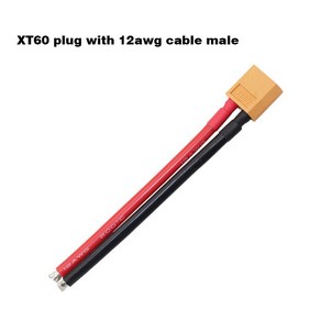 XT60 전원케이블 12awg (10cm), 1개