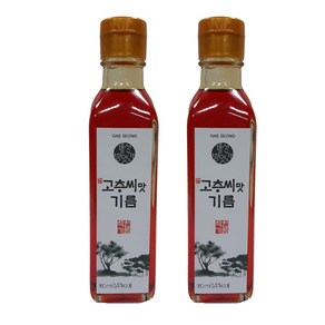 개성방앗간 고추씨기름180ml