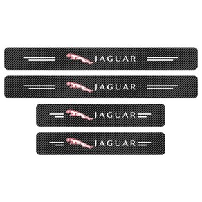 4pcs 자동차 문턱 보호 스티커 안티 스크래치 재규어 F TYPE F PACE E PACE I PACE XF XE XJ X 형 액세서리, [01] Fo Jagua, 01 Fo Jagua, 4개