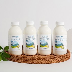 하늘다음 태백 유기농 산양유 500ml/산양유단백질 산양유100%