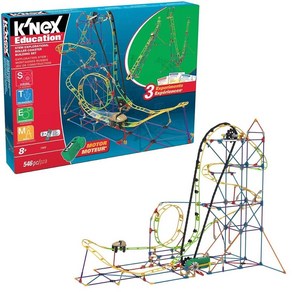 K'NEX Education ‒ STEM Exploations: 롤러코스터 건설 세트 546피스 만 8세 이상 교육 장난감, 케이넥스 K'NEX Education ‒ STEM Ex, 1개