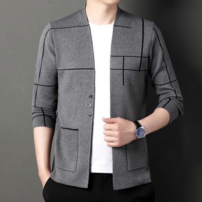 남성 봄가을 니트 가디건 캐주얼 베이직 스웨터 Men's cardigan