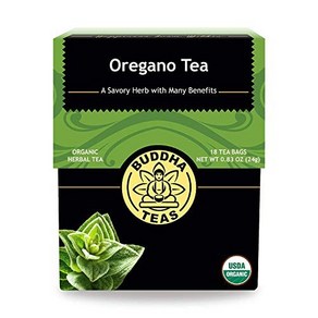 Buddha Teas Organic Oregano Tea - OU Kosher USDA Buddha Teas 유기농 오레가노 차 - OU Kosher USDA 유기농 CCO