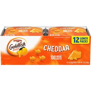 페퍼리지팜 골드 피쉬 체다 크래커 12개입x28g Pepperidge Farm Goldfish Cheddar Crackers 12ct