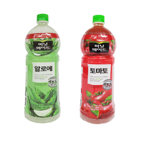 미닛메이드 알로에 + 토마토, 미닛메이드 알로에 1.5L 1개 +토미토 1.5L 1개, 2세트, 1.5L