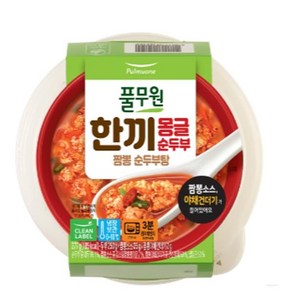 풀무원 한끼몽글순두부 짬뽕순두부탕