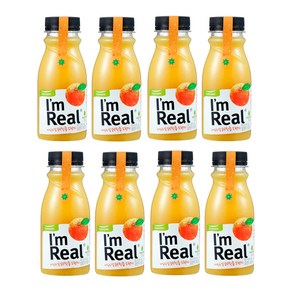 [풀무원]아임리얼 순수착즙 오렌지 190ml, 8개