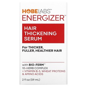 Hobe Labs 모발관리 Enegize Hai Thickening Seum 2 fl oz (59 ml), 1개, 59ml