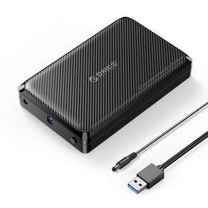 오리코 2.5/3.5형 SATA 2in1 C타입 A타입 HDD 외장 하드 디스크 케이스 DDW35, USB-B to USB-A 100cm, 1개