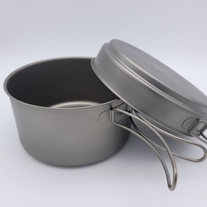 에이엠지 티타늄 코펠 1700ml 냄비 후라이팬 세트 케이스포함 무료 이니셜 각인 AMG Titanium Cookware set