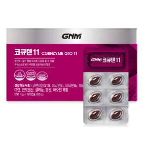 GNM자연의품격 코큐텐11 코엔자임Q10 11, 120정, 1박스