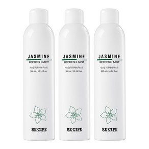 레시피 대용량 수분 에센스 미스트 자스민향 300ml 3개입 cosmetic