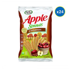 센서블 포션 애플 스트로 시나몬 28g 24팩 Sensible Potions Apple Staws Cinnamon, 24개