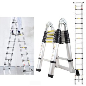 나비드 접이식 안테나 사다리 알루미늄 일자형 H형 A형겸용 A형 전봇대사다리, H형6.4M A형3.2M, 1개