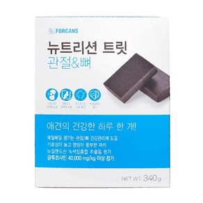 포켄스 뉴트리션트릿 강아지 영양제 관절&뼈 340g, 뼈/관절강화, 1개