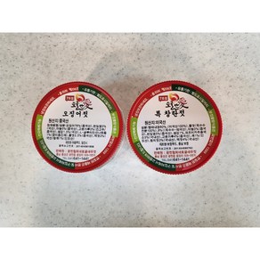 [토굴안애] 오징어젓+창란젓, 1세트, 500g
