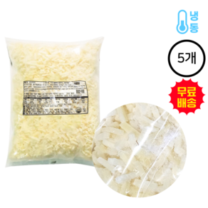 건국유업 모짜렐라치즈, 5개, 2.5kg