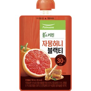 풀무원 풀스키친 자몽허니 블랙티 40p, 100ml, 40개