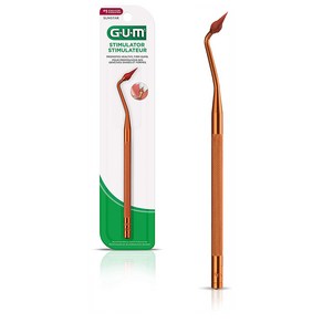 G.U.M 스티뮬레이터 6개 GUM - 10070942006009 Stimulator Permanent Handle with Rubber Tip (Pack of 6)