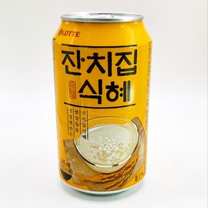 롯데칠성) 잔치집 식혜, 10개, 340ml