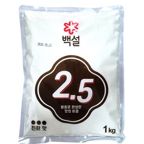 백설 2.5 핵산 발효 조미료 1kg, 2개