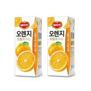 델몬트 드링크팩 오렌지, 190ml, 48개