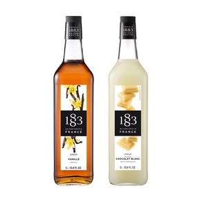 1883 바닐라 시럽 1000ml+1883 화이트초코 시럽 1000ml