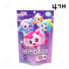 캐치티니핑 칼슘비타 츄잉정 비타민D 초코맛, 4개, 52.5g