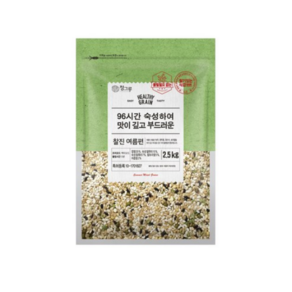 청그루 96시간 숙성하여 맛이 깊고 부드러운 찰진 여름편 잡곡 2.5kg 1개, 2개