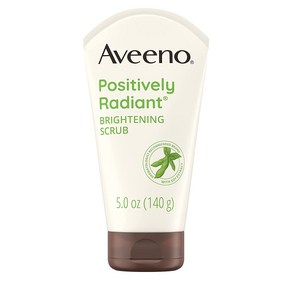 미국직배송/아비노 브라이트닝 페이스 스크럽 Aveeno Positively Radiant Skin Bightening Daily Scub [140g], 1개, 140g