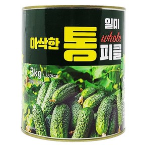 일미 업소용 대용량 아삭한 통오이피클 홀 3kg