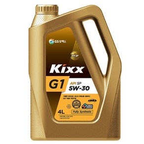 KIXX 킥스 G1 SP 5W30 4L 가솔린 엔진오일 더뉴스파크(가솔린) 킥스G1(4L) 엔진오일 352-A2651