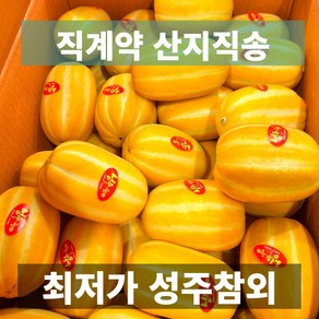 도매가 금메달농수산 산지직송 영주 가정용 참외, 1개, 4kg 소과 24과 내외