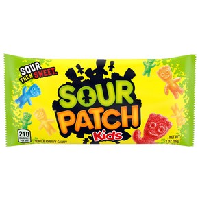 SOUR PATCH KIDS Soft & Chewy Candy 2 oz Bag SOUR PATCH KIDS 소프트 앤 츄위 캔디 2온스 가방, 56g, 1개