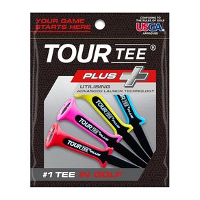 투어 티플러스 정품 4개입 스티프콘 커스텀 없음 TOUR TEE PLUS