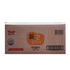 일가집 신관단무지3.75kg x 3ea 1box