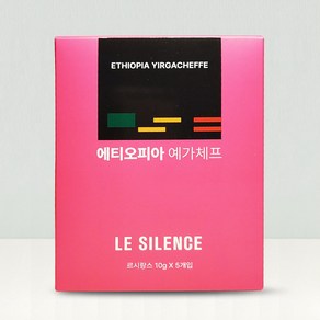 르시랑스 드립백 에티오피아 예가체프 커피 [], 50g, 5개입, 1개